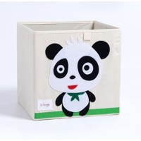 Koš na hračky prádlo organizer vak úložný box - Krabice 404 - Panda