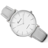 Luxusní dámské hodinky Geneva Platinum - šedé