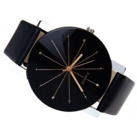 Luxusní dámské hodinky Black Quartz - černé