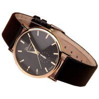 Luxusní dámské hodinky Geneva Platinum VIP - černe