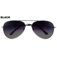 Sluneční Brýle Pilotky Aviator - černé