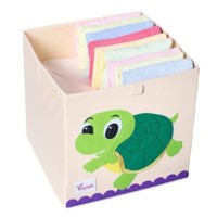 Koš na hračky prádlo organizer vak úložný box - Krabice 417 - želva