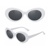 Sluneční Retro Brýle Lenonky Steampunk Kurt - Bile