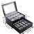 Luxusní černy Box na Hodinky Kazeta Pouzdro Organizér - na 20 ks Hodinek (EPD46)
